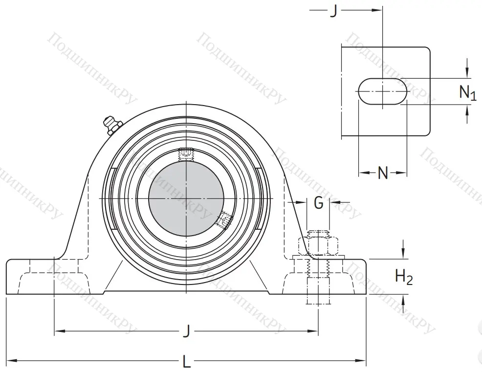 Подшипниковый корпус