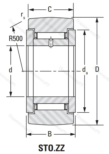 Подшипник STO 35 ZZ