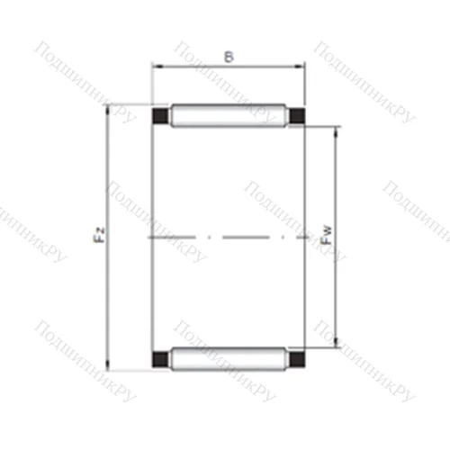 Подшипник игольчатый радиальный K 50x58x35