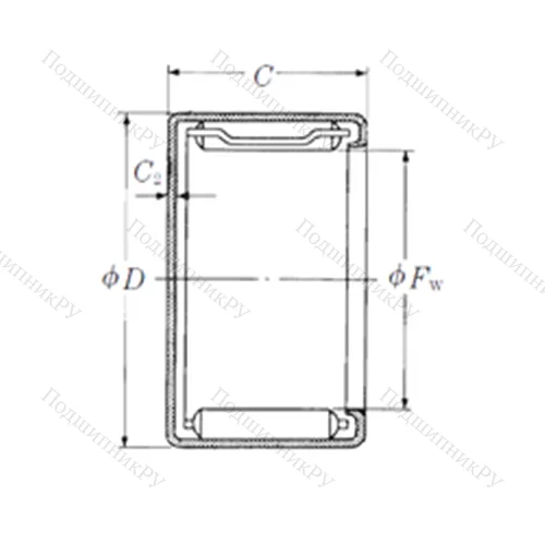 Подшипник игольчатый радиальный MFJL-1420L