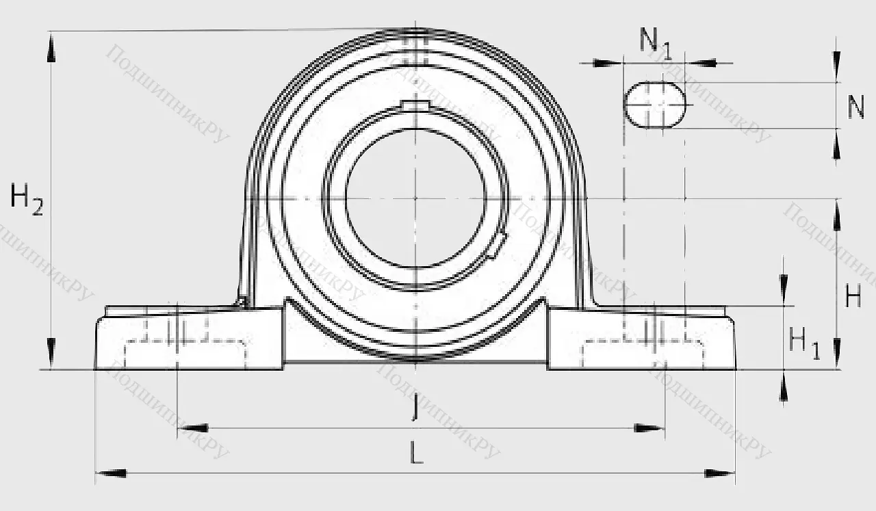 Подшипниковый узел UCP 212 J 7 в Химках