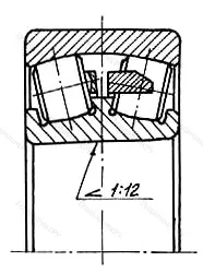 Модификация подшипника 3113122 размер 110x170x45 ГПЗ-34 от производителя  ГПЗ-34