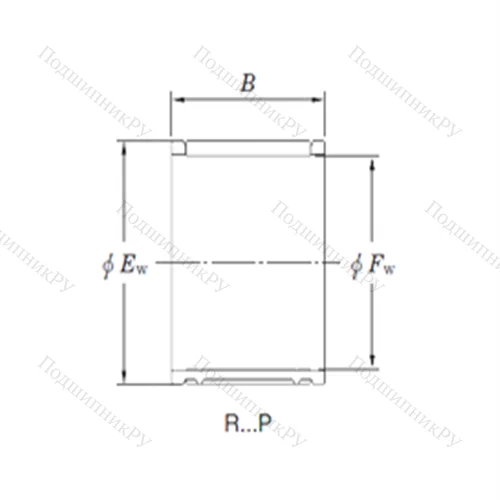 Подшипник игольчатый радиальный 18R 2322P