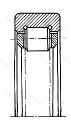 Подшипник  292218 (RNU 218) размер 107x160x30
