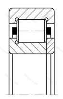 Подшипник NUP 217ECJ размер 85x150x28 от производителя  SKF
