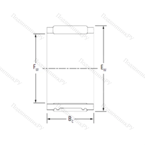 Подшипник игольчатый радиальный RP 455236A